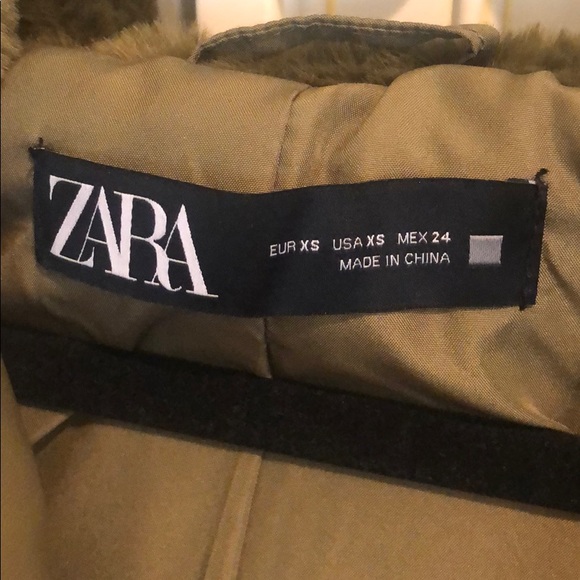 Zara Woman faux fur jacket - Picture 3 of 10